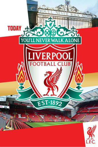 Picture of LIVERPOOL BIRTHDAY CARD INCLUDES STICKERS